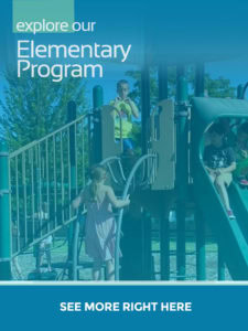 Kids playing on Montessori playground equipment at a Mount Clemens, MI preschool.