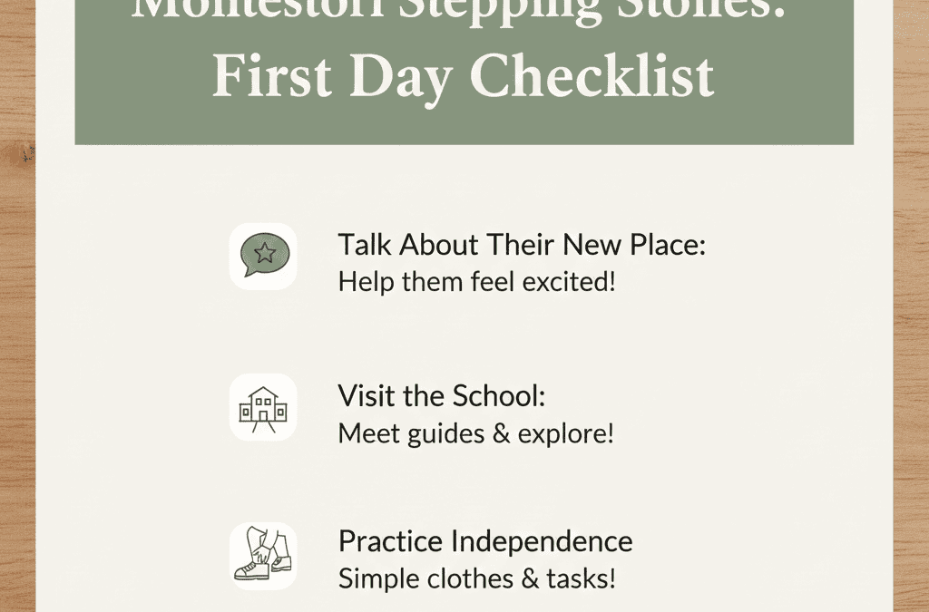 Preparing Your Child for the First Day of Montessori Preschool
