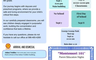 Montessori Stepping Stones September 2026 Newsletter
